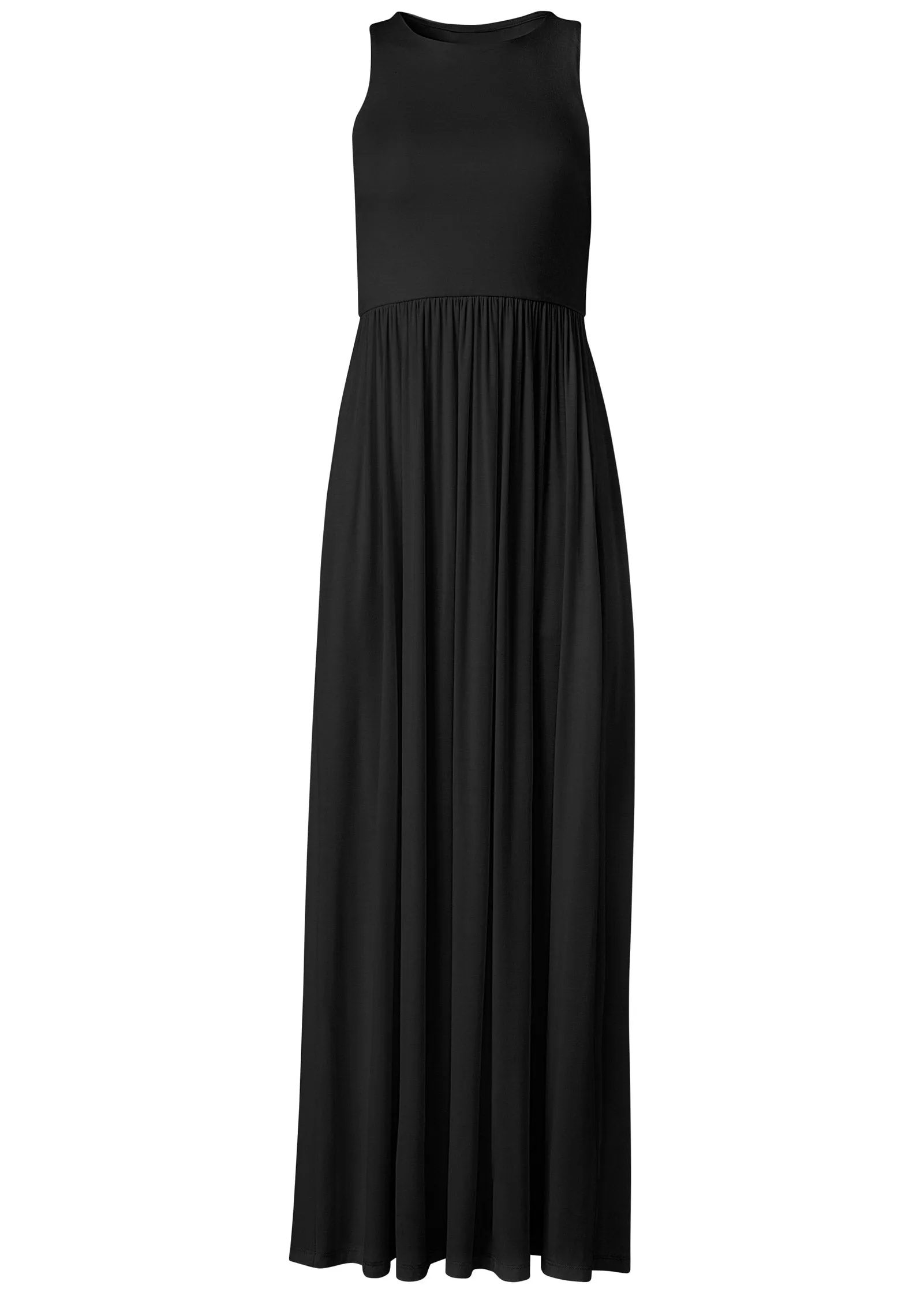 Maxi Dress With Pockets - Black sold by VENUS product image thumbnail 5