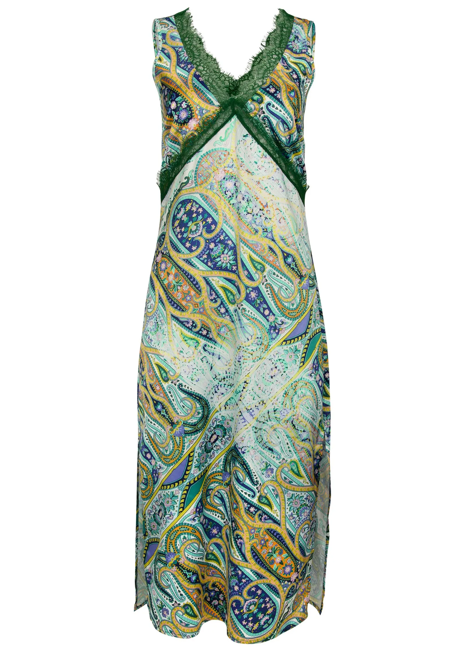 Lace Trim Midi Dress - Ethereal Paisley sold by VENUS product image thumbnail 4