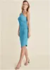 One Shoulder Dress - Blue sold by VENUS
