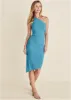 One Shoulder Dress - Blue sold by VENUS