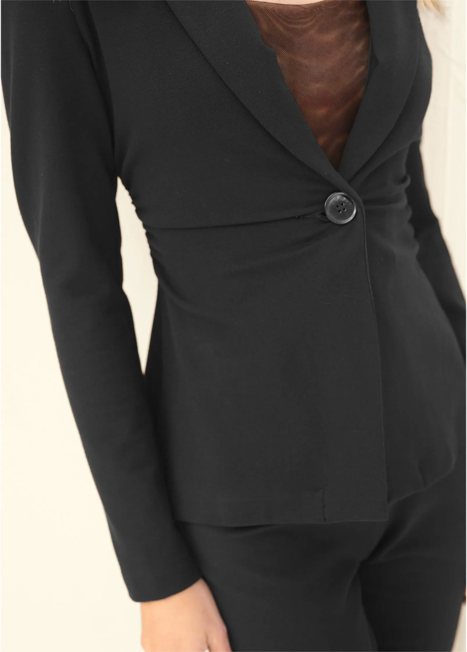 Kick Flare Suit Set - Black sold by VENUS product image thumbnail 3