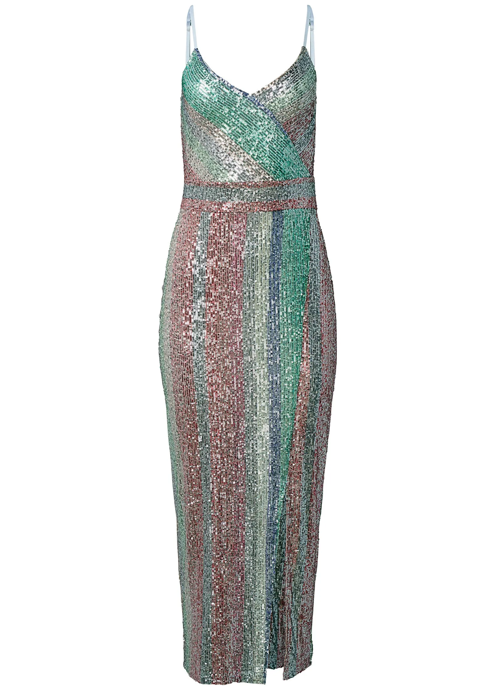 Striped Sequin Midi Dress - Multi sold by VENUS product image thumbnail 5