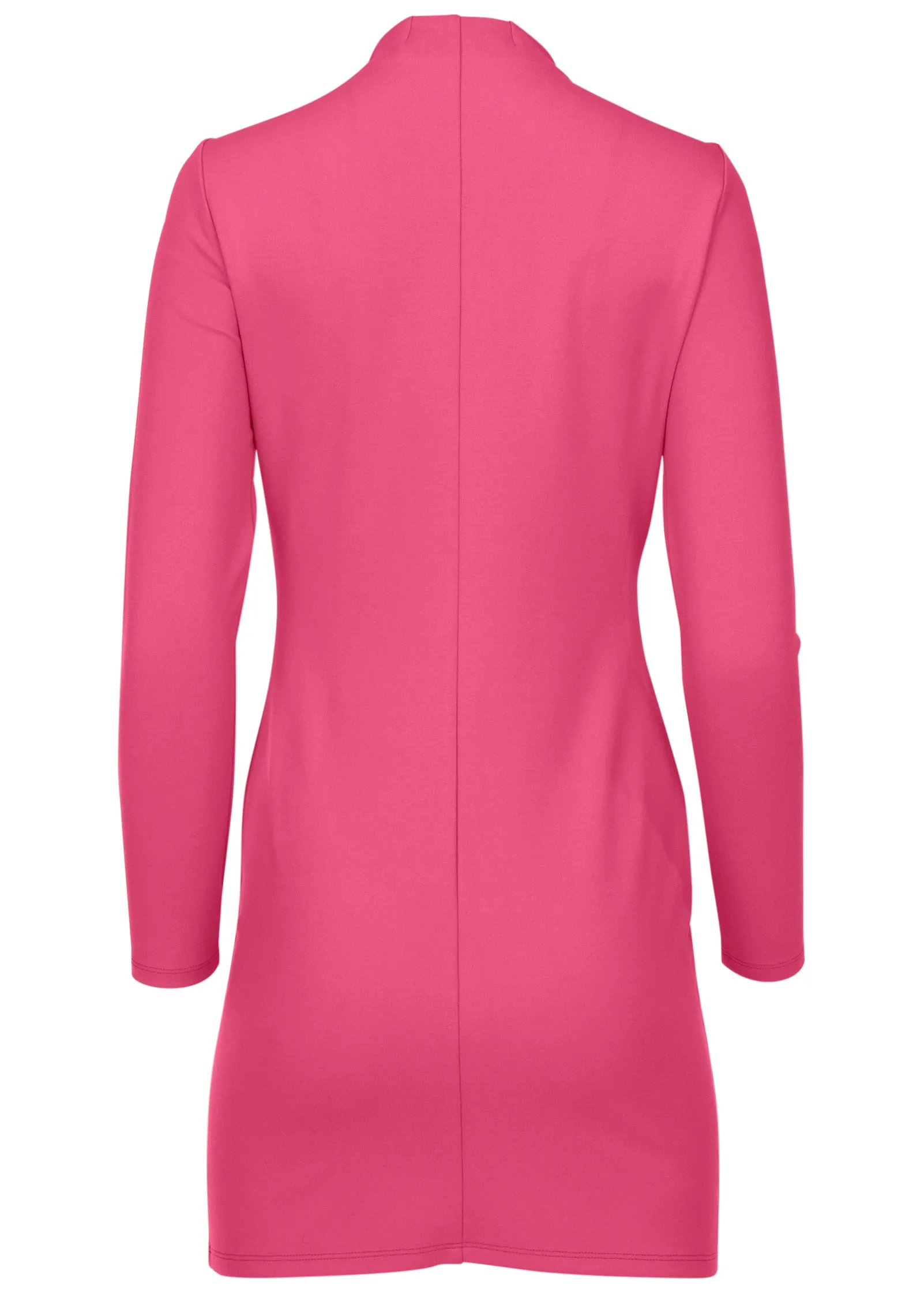 Ponte Quarter Zip Dress - Hot Pink sold by VENUS product image thumbnail 5