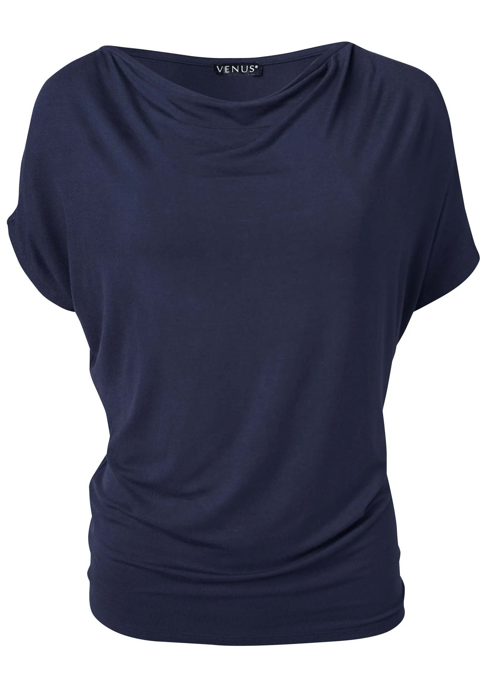 Basic Flounce Top - Navy sold by VENUS product image thumbnail 5