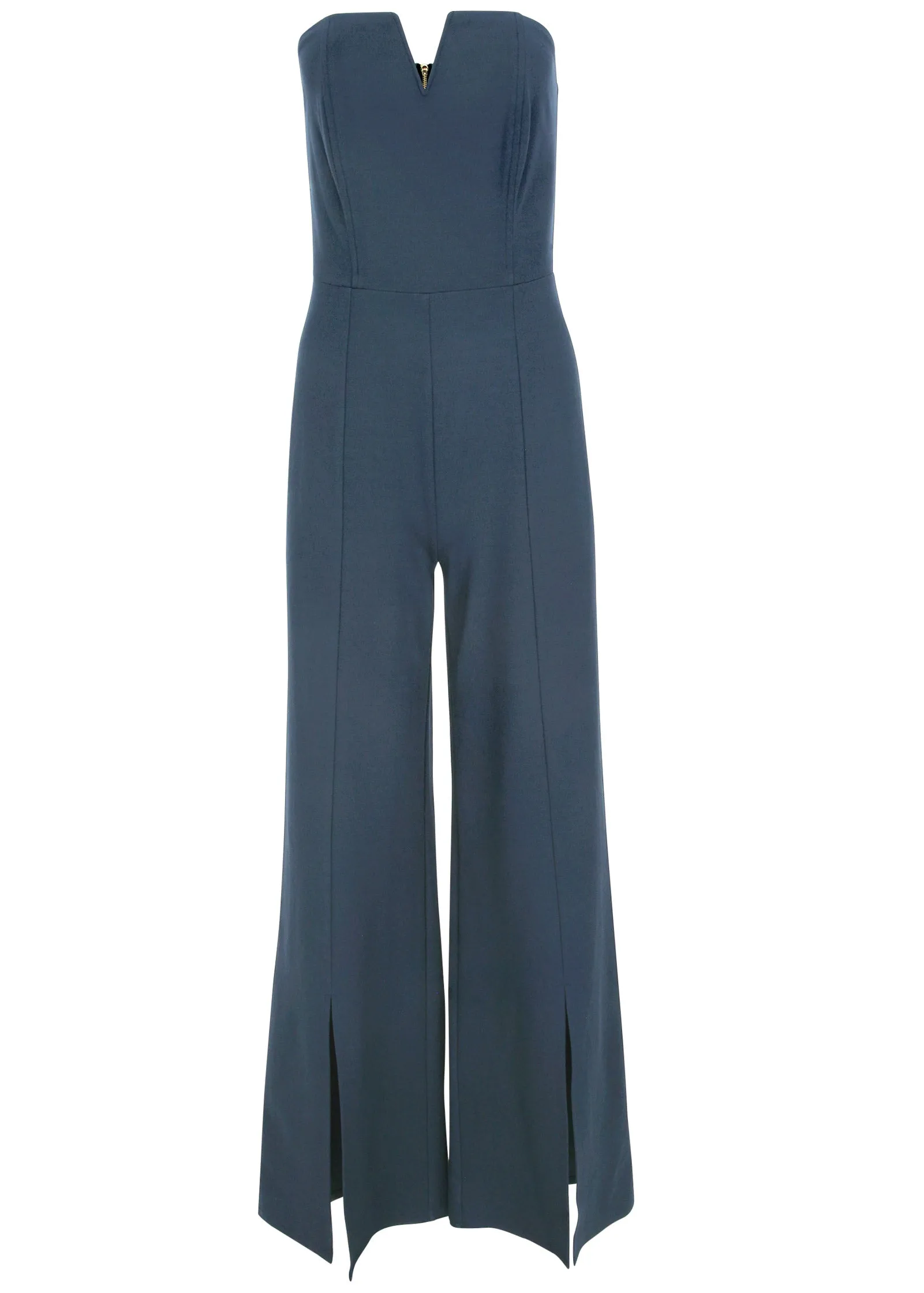 Front Slit Jumpsuit - Navy sold by VENUS product image thumbnail 3