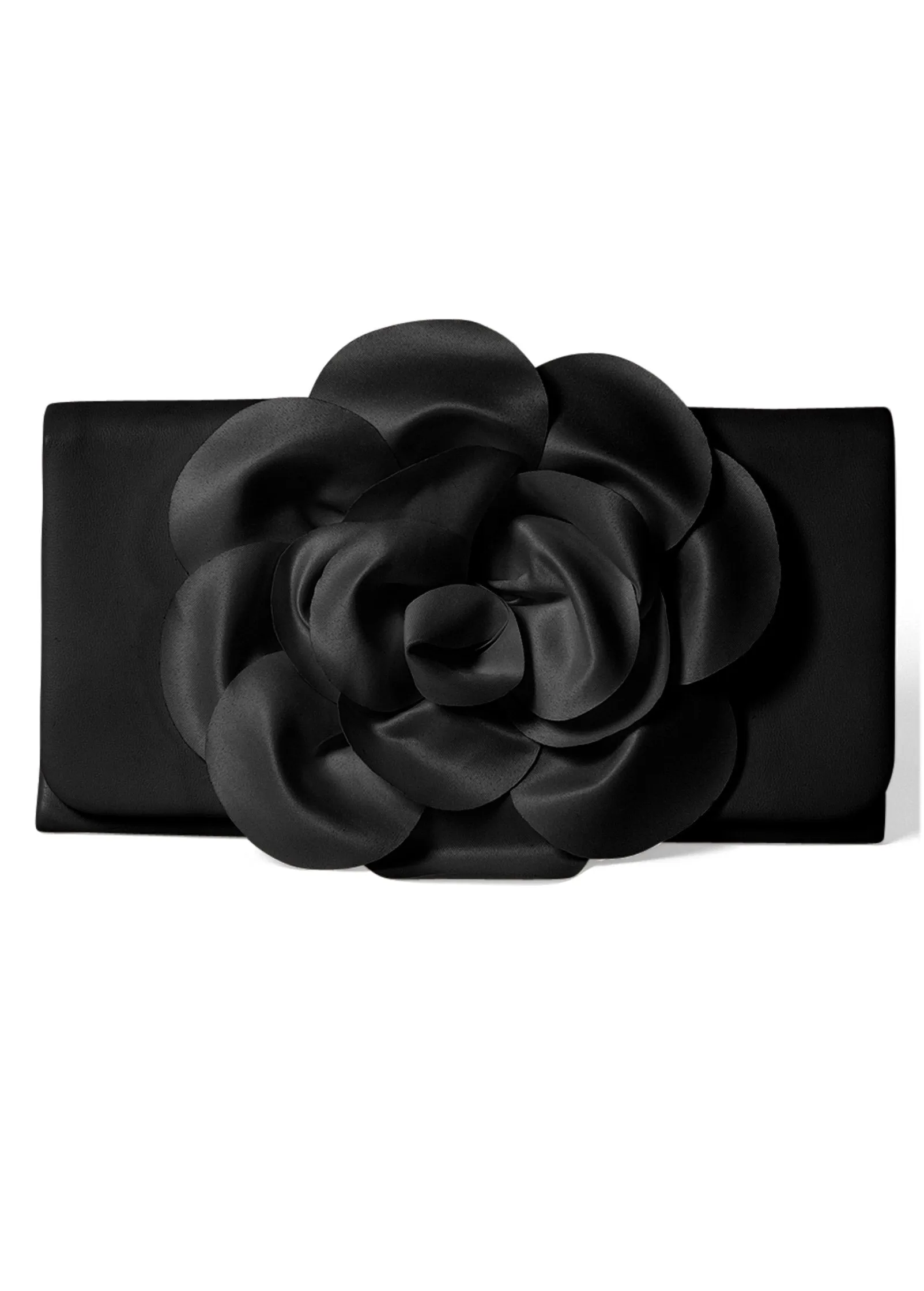 Floral Applique Clutch - Black sold by VENUS product image thumbnail 5