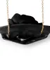 Floral Applique Clutch - Black sold by VENUS