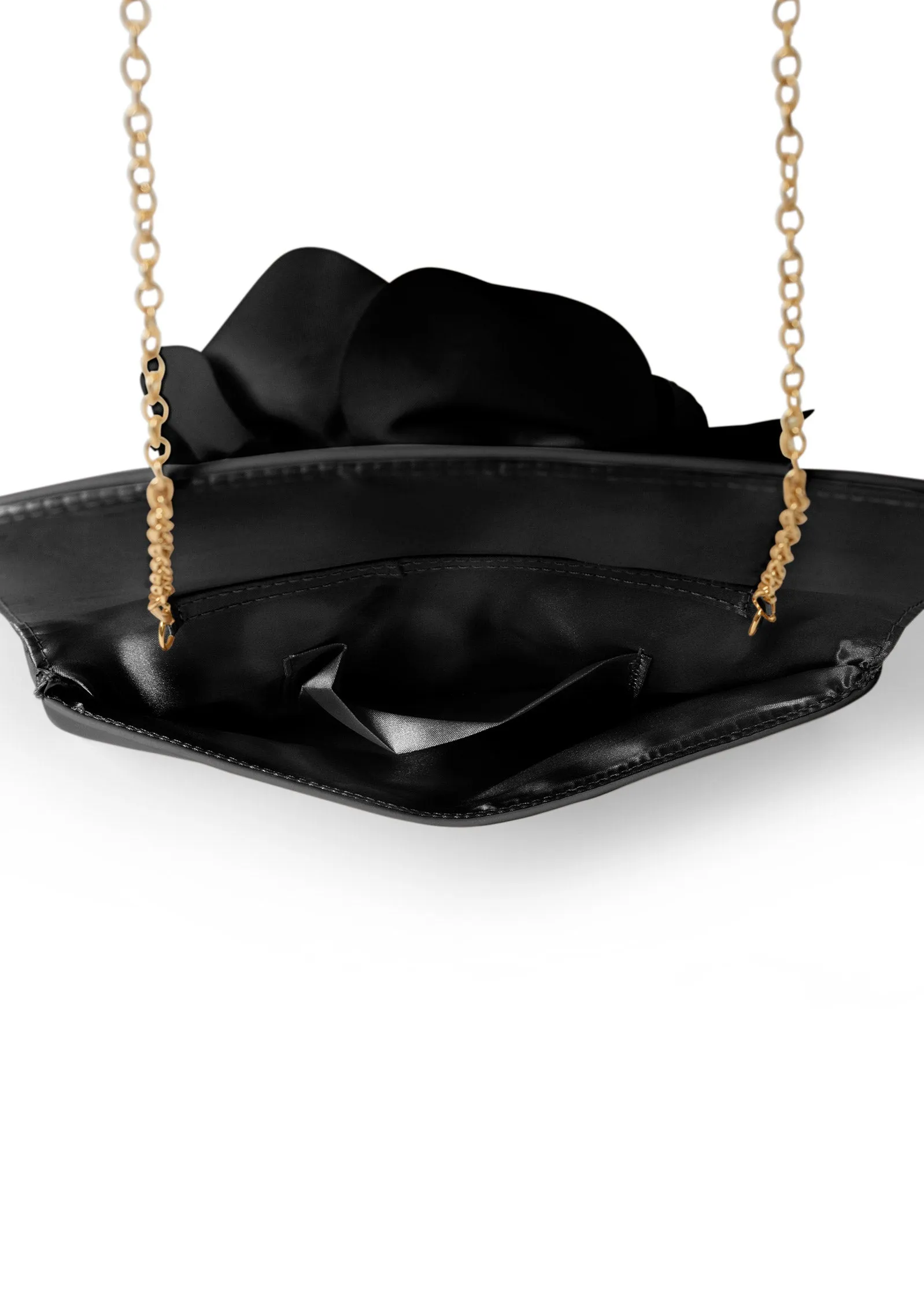 Floral Applique Clutch - Black sold by VENUS product image thumbnail 3