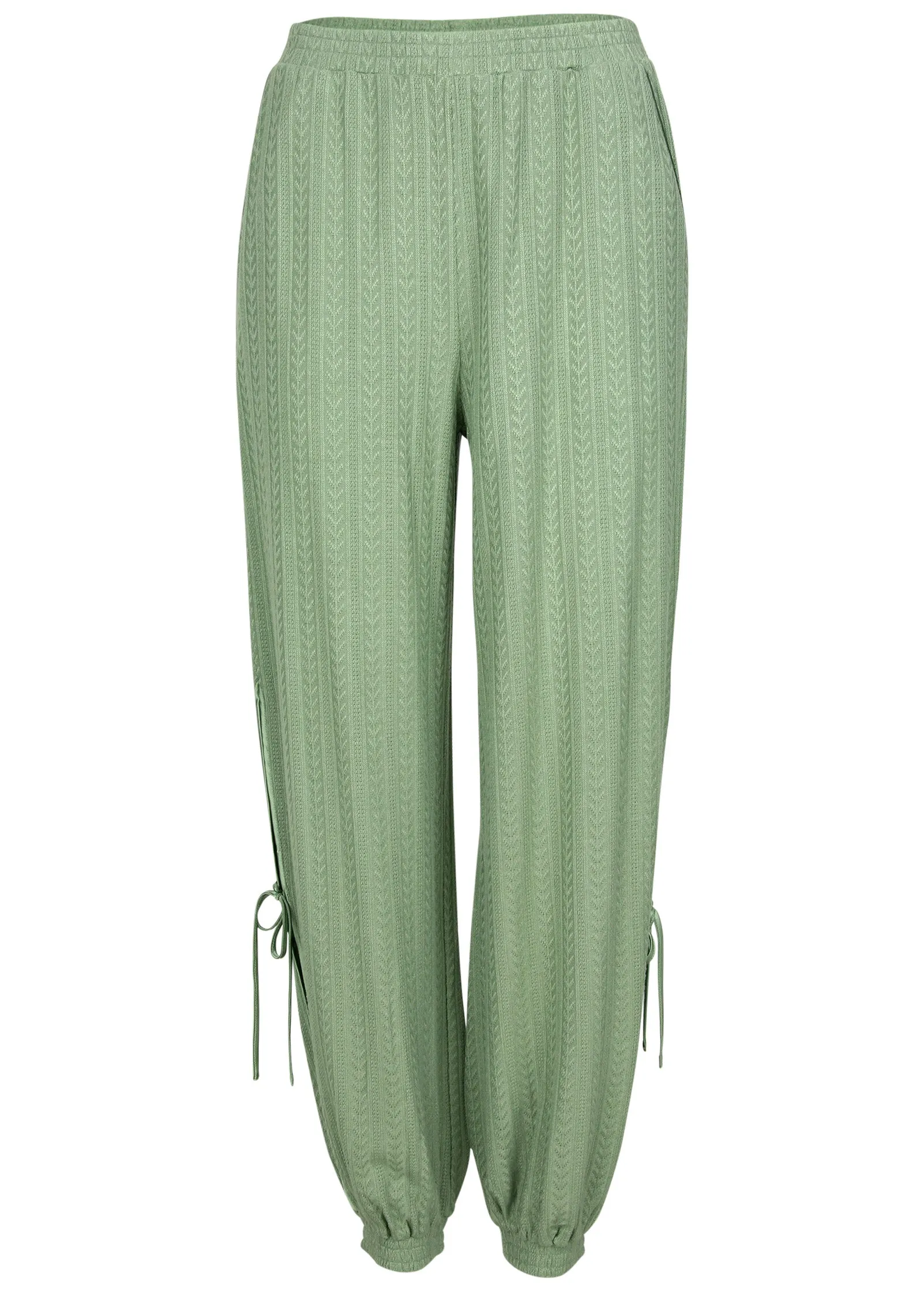 Brunch Knit Joggers - Basil sold by VENUS product image thumbnail 4