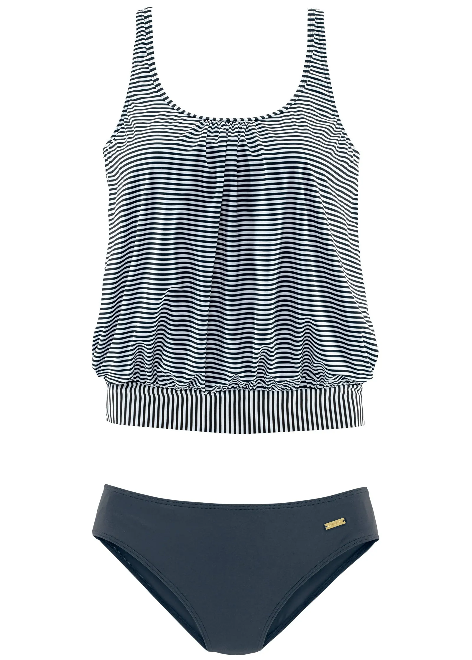 Blouson Tankini Set - Navy Stripe sold by VENUS product image thumbnail 2