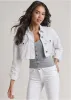Cropped Denim Jacket - White Denim sold by VENUS