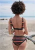 Nikki Bralette Top - Beach Stripes sold by VENUS