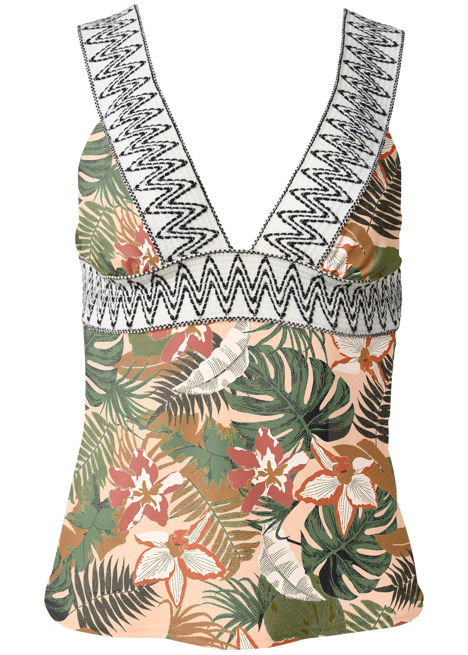 Elastic Tankini Top - Fiji Garden sold by VENUS product image thumbnail 5
