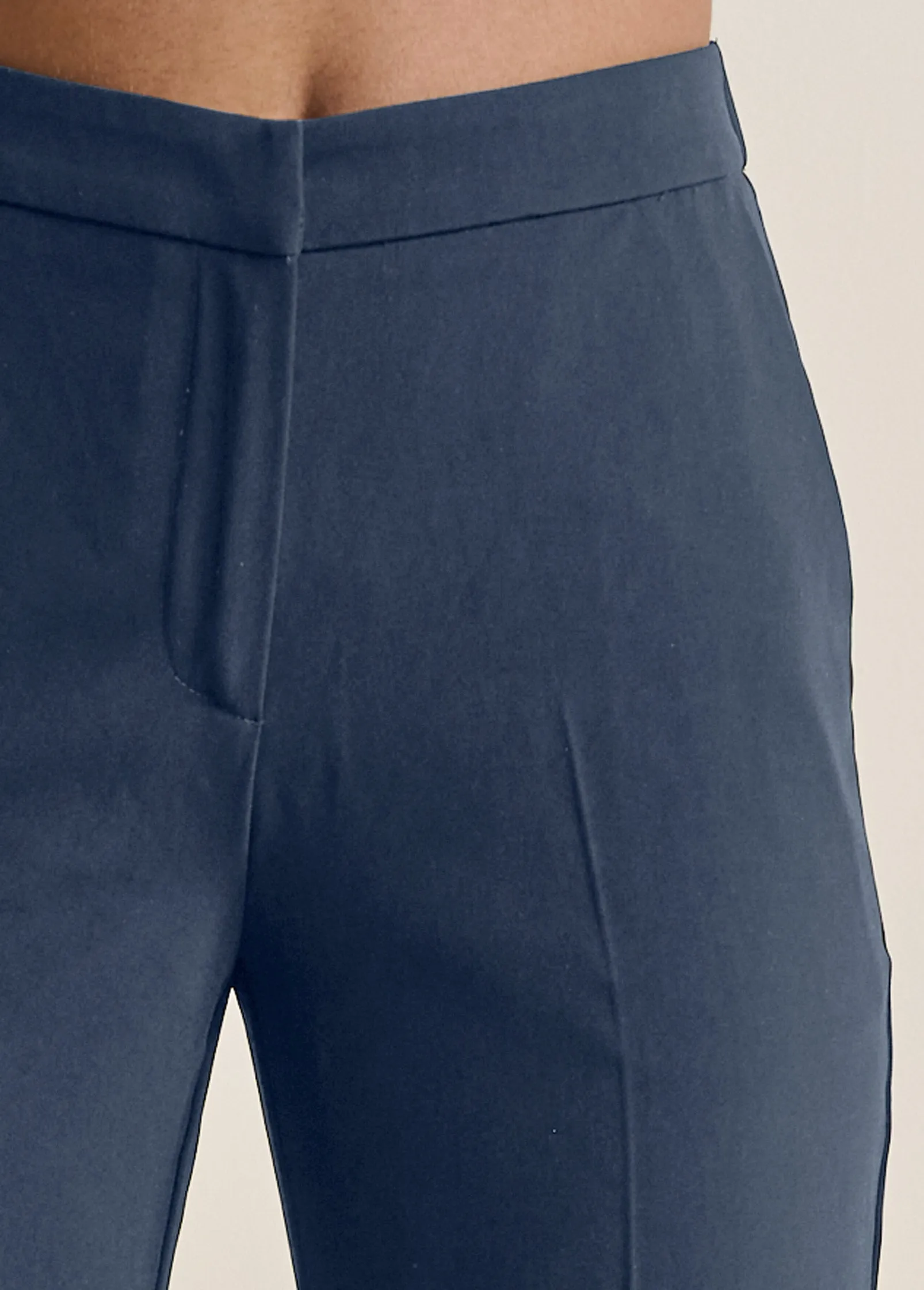 High-Rise Straight Trousers - Navy sold by VENUS product image thumbnail 4