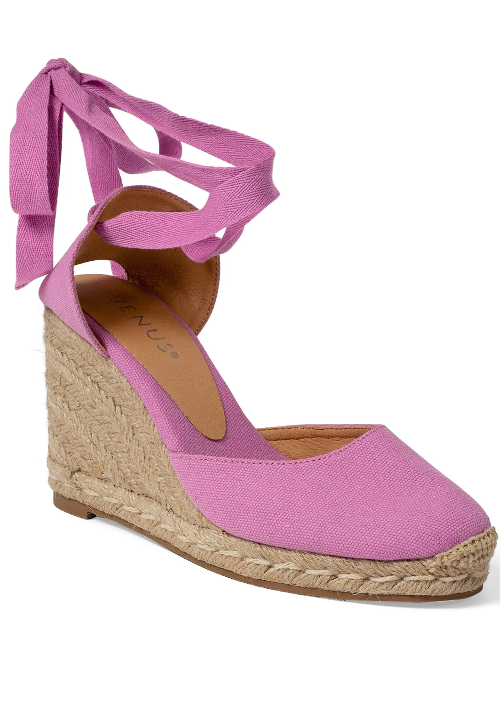 Hamptons Wedge Espadrilles - Lavender sold by VENUS