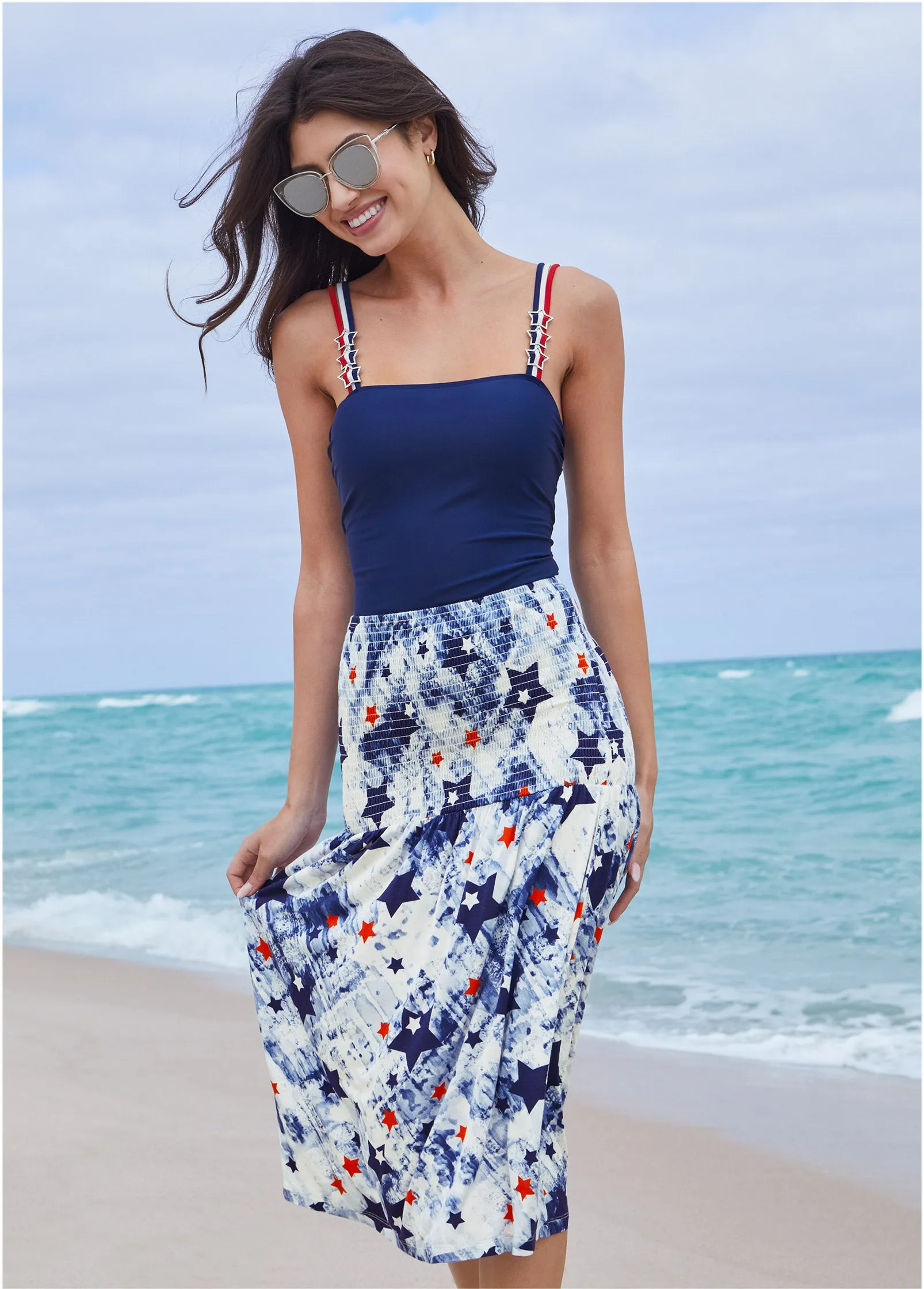 Convertible Coverup Dress - Boardwalk Stars sold by VENUS product image thumbnail 5