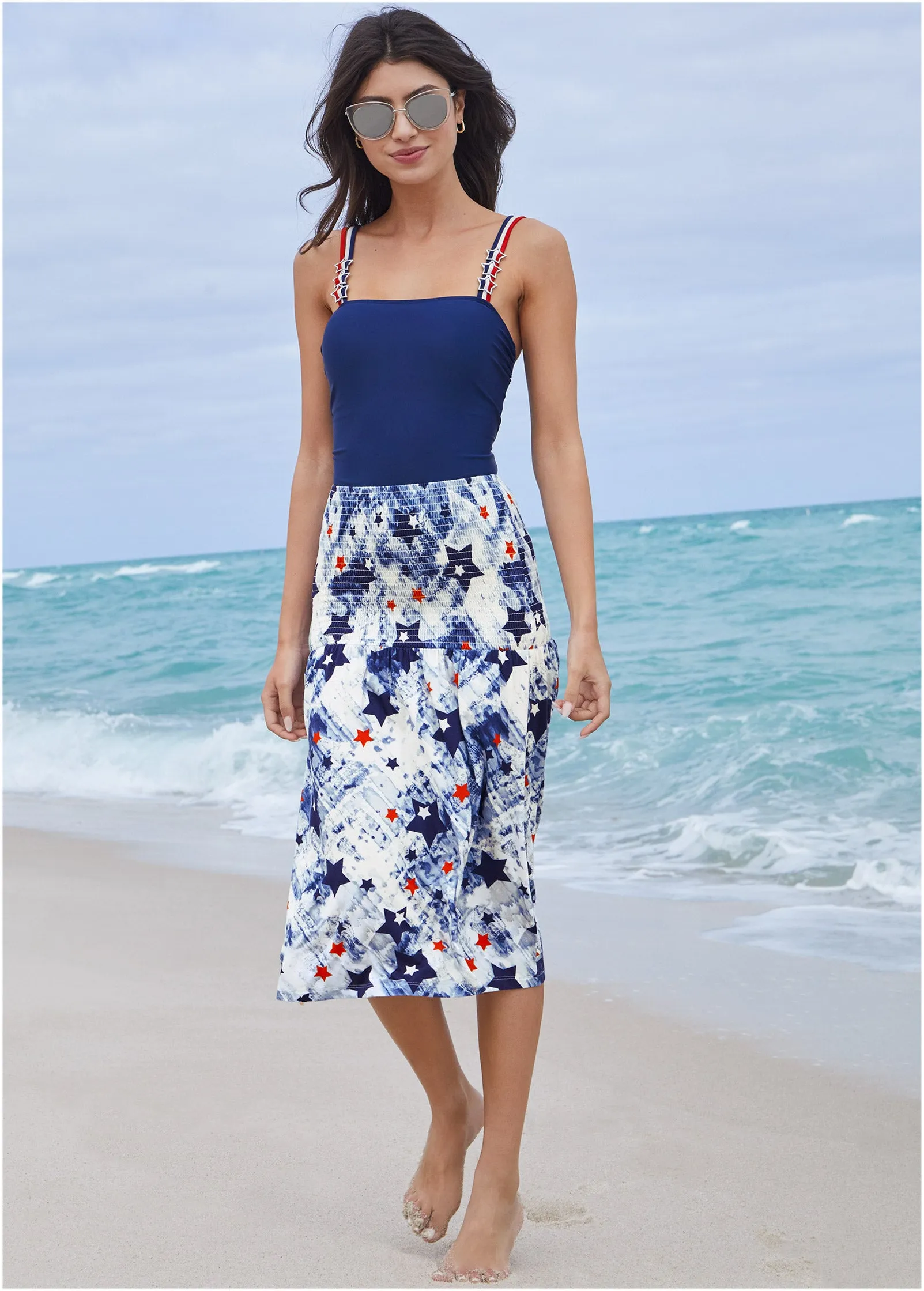 Convertible Coverup Dress - Boardwalk Stars sold by VENUS product image thumbnail 4