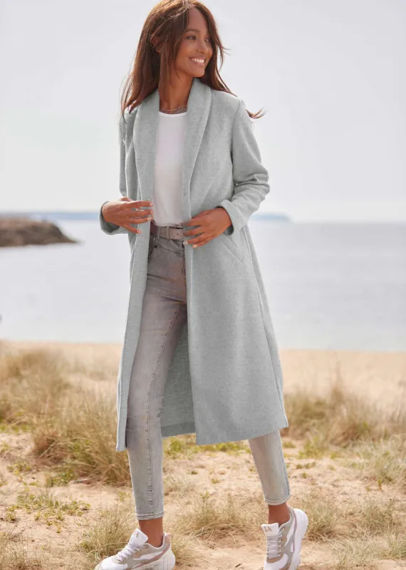 Lightweight Overcoat - Grey sold by VENUS