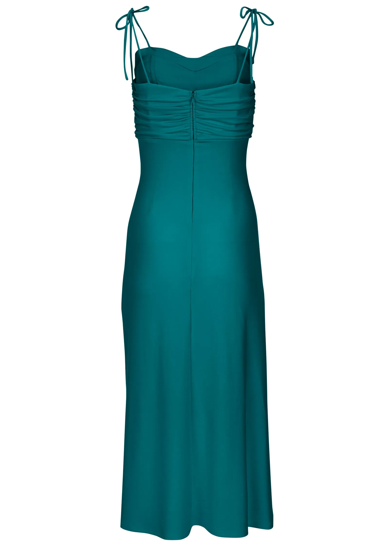 Ruched Cutout Maxi Dress - Teal sold by VENUS product image thumbnail 5