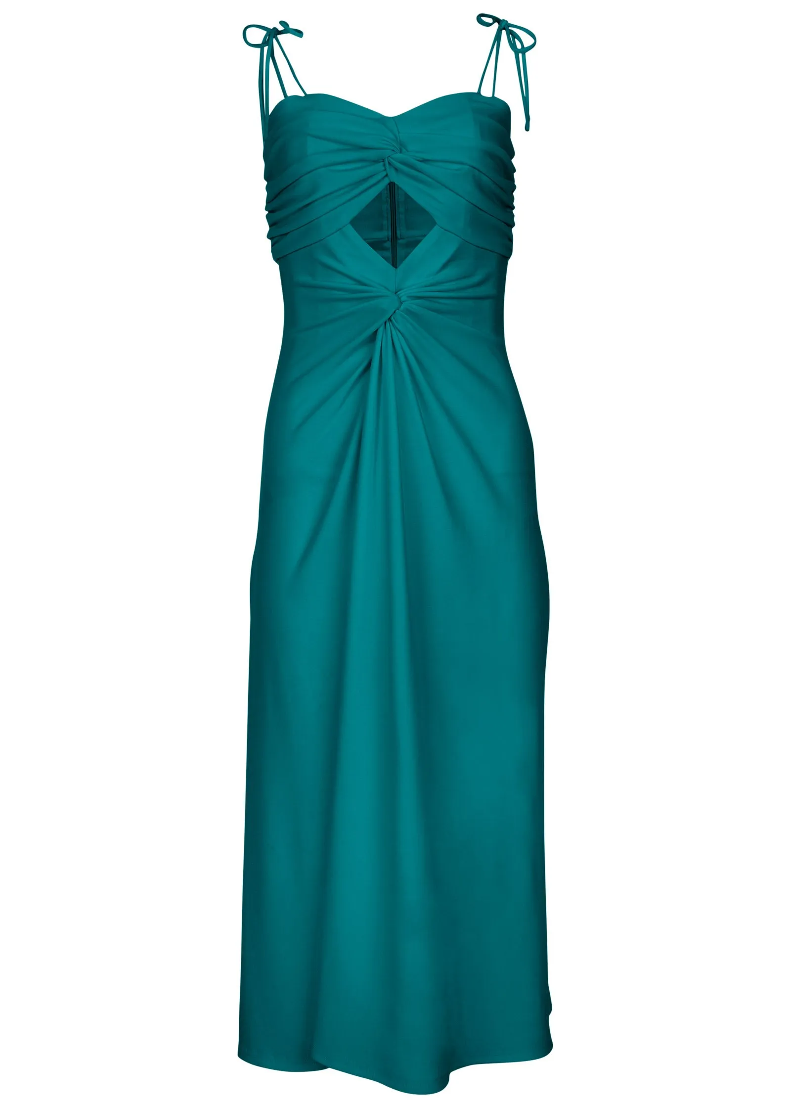 Ruched Cutout Maxi Dress - Teal sold by VENUS product image thumbnail 4