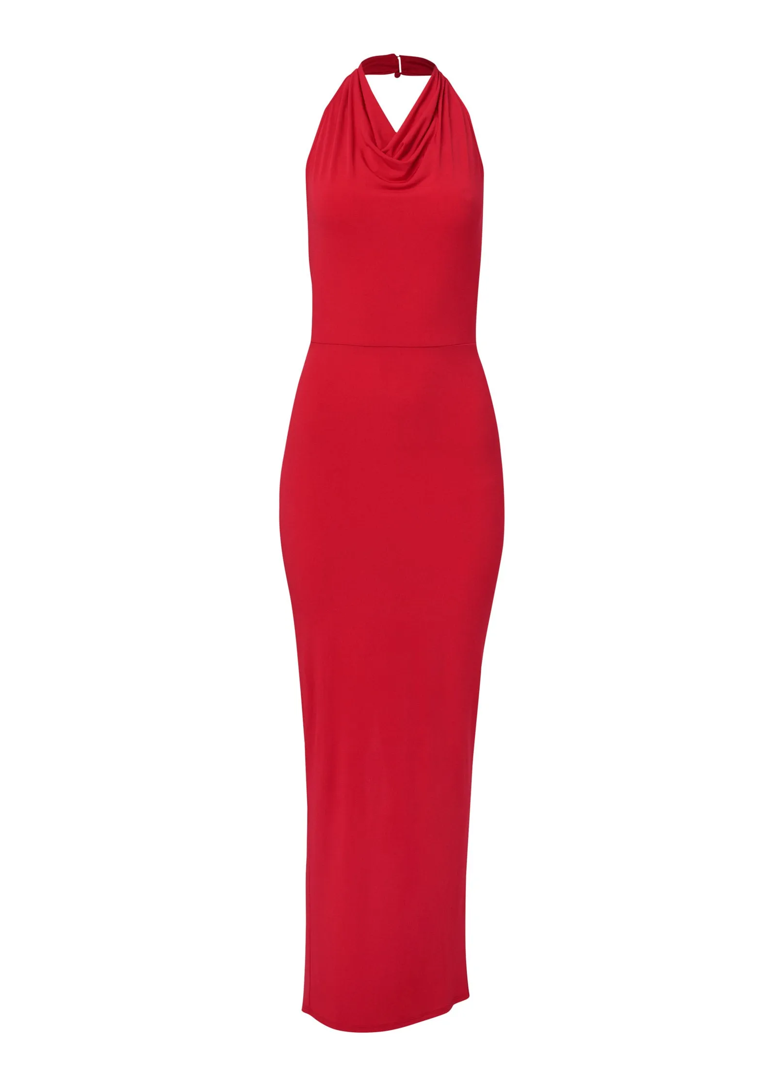 Open Back Cowl Maxi Dress - Red sold by VENUS product image thumbnail 5