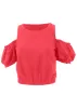 Cold Shoulder Top - Red sold by VENUS