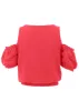 Cold Shoulder Top - Red sold by VENUS