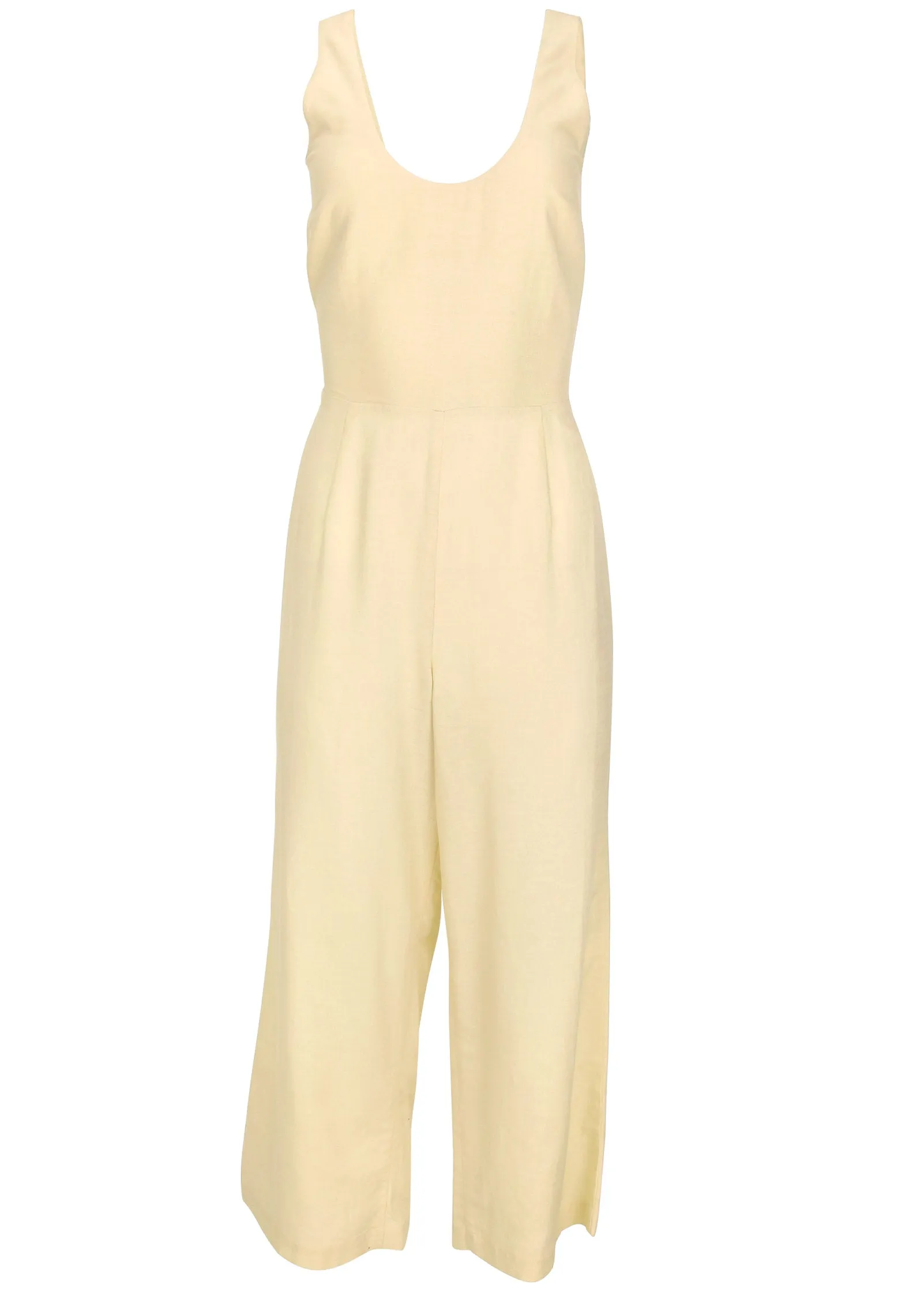 Linen Jumpsuit - Cream sold by VENUS product image thumbnail 3