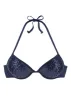 Push-Up Sequin Bikini Top - Ultramarine Blue Sequins sold by VENUS