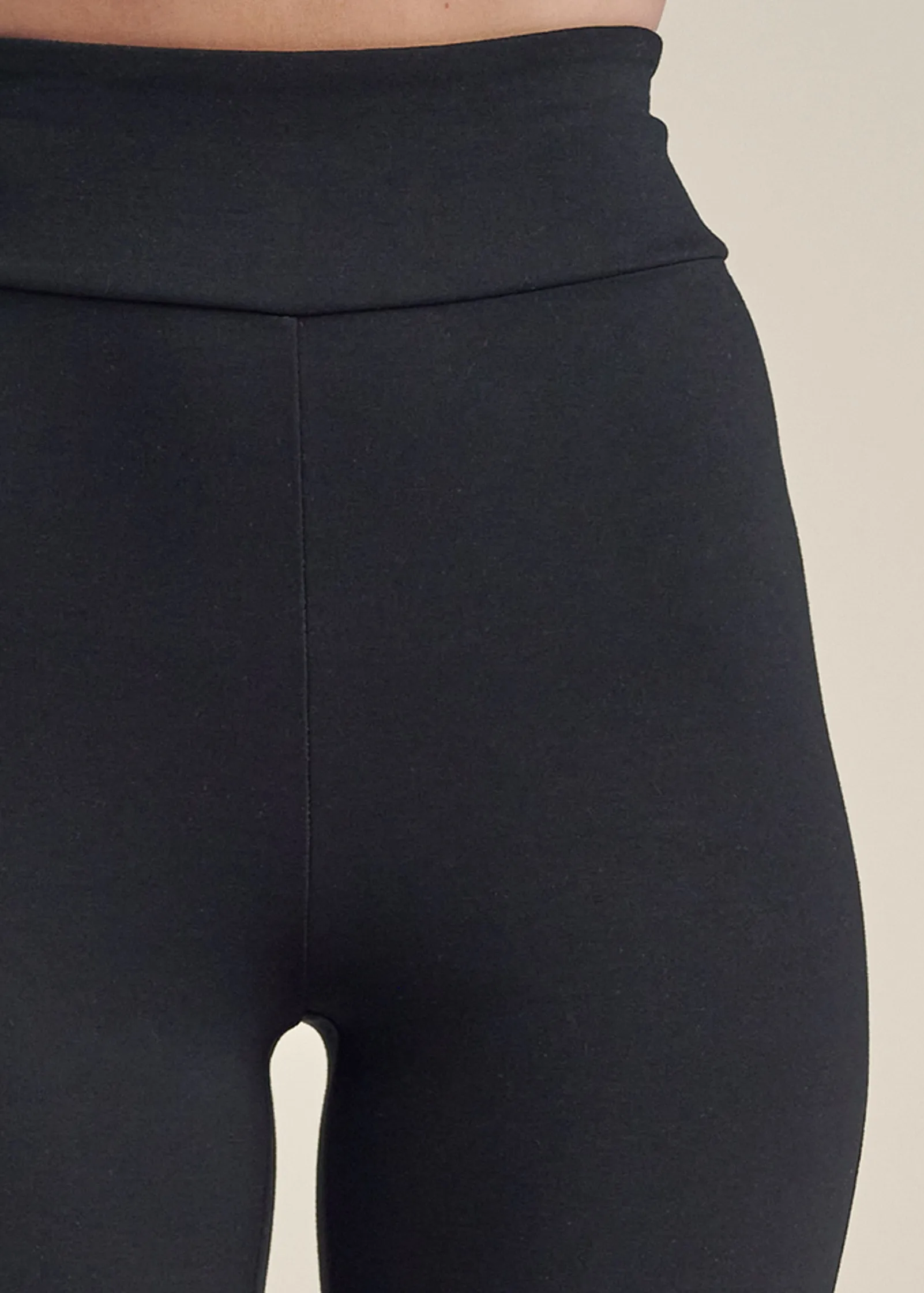 Flared Leg Ponte Pants - Black sold by VENUS product image thumbnail 4