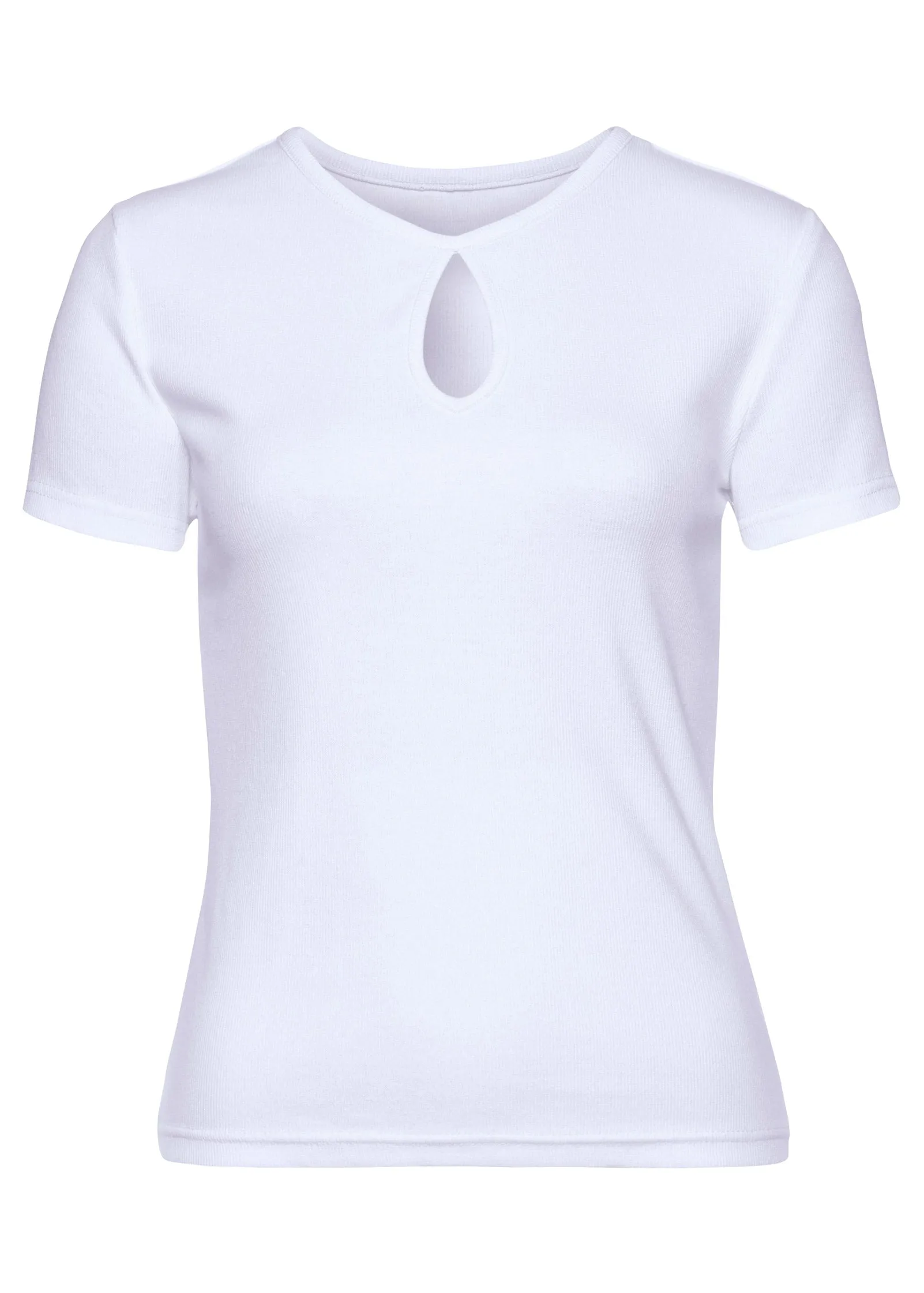 Cut-Out Keyhole Top - White sold by VENUS product image thumbnail 2