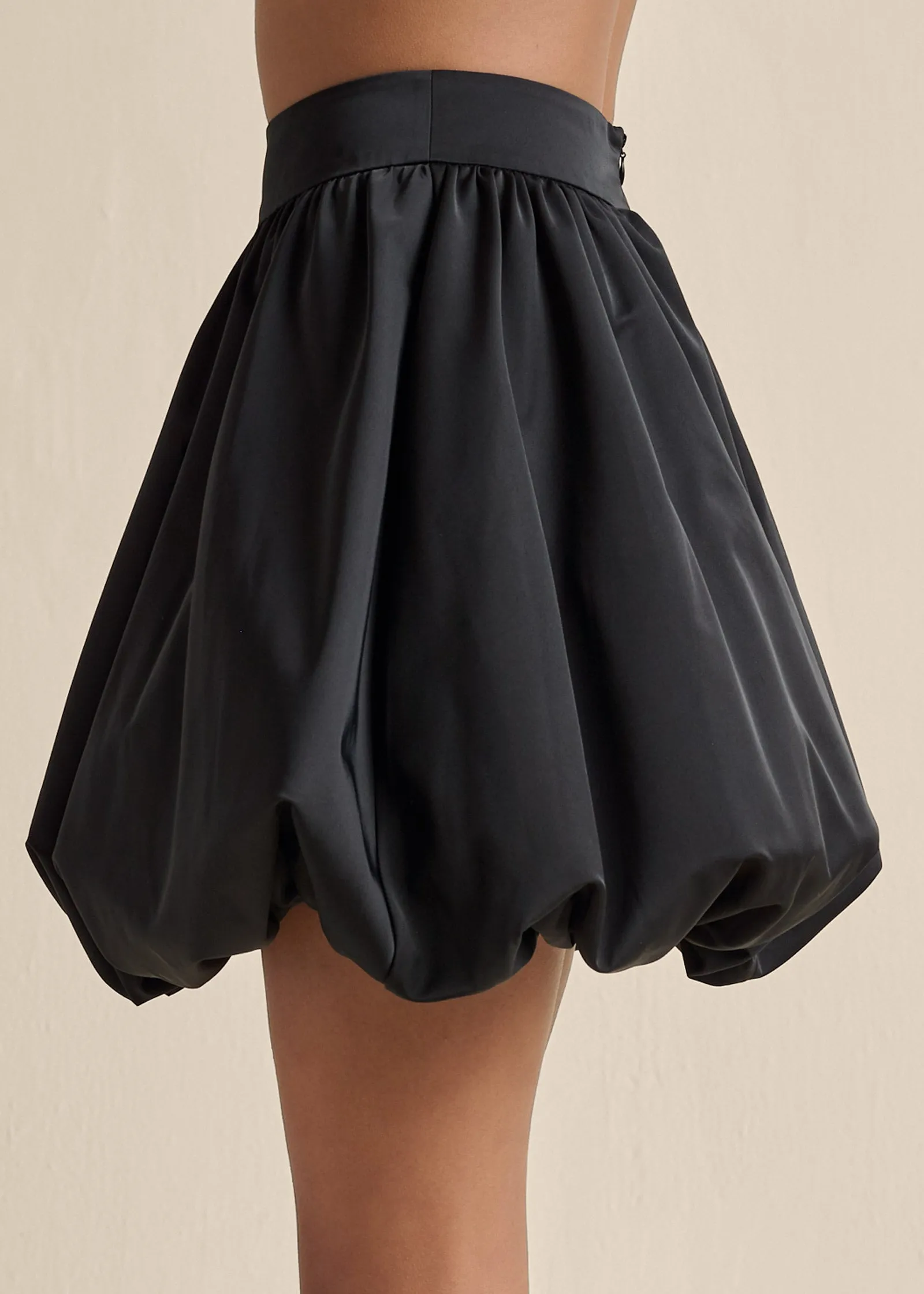 Taffeta Bubble Skirt - Black sold by VENUS product image thumbnail 5