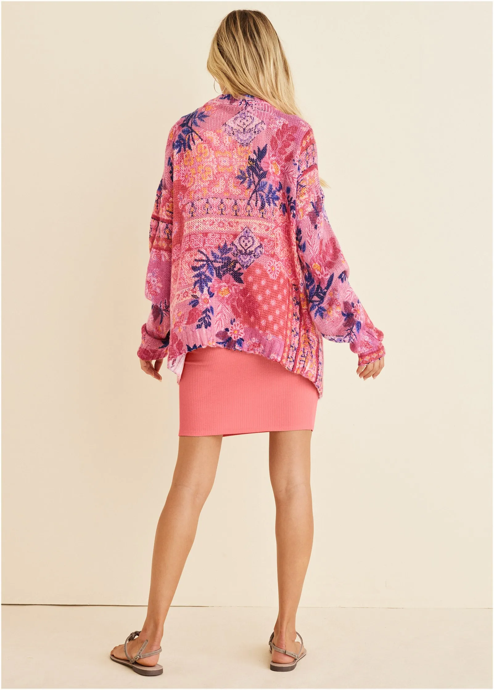 Button-Up Cardigan - Sunset Medley sold by VENUS product image thumbnail 2