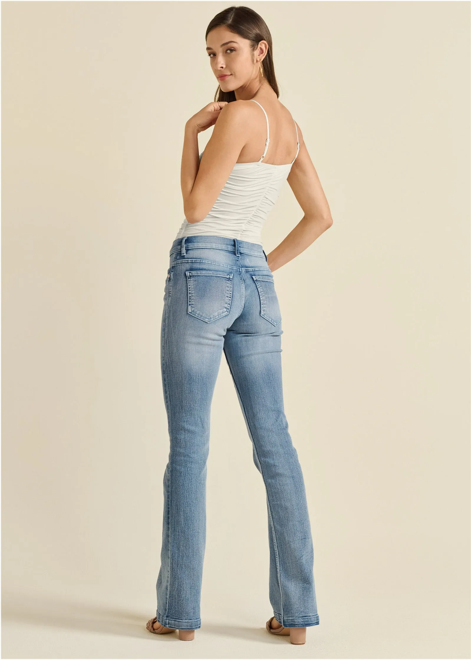 Shape Embrace Ruched Bodysuit - Off White sold by VENUS product image thumbnail 3