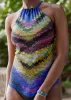 Hanky Hem High-Neck Tankini - Island Life sold by VENUS