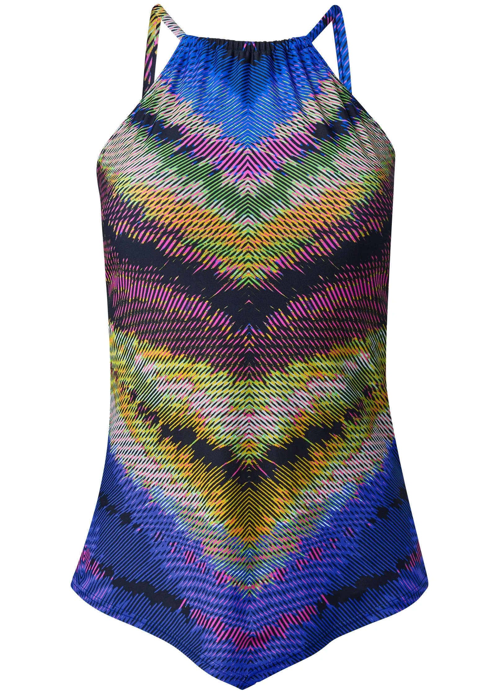 Hanky Hem High-Neck Tankini - Island Life sold by VENUS product image thumbnail 5