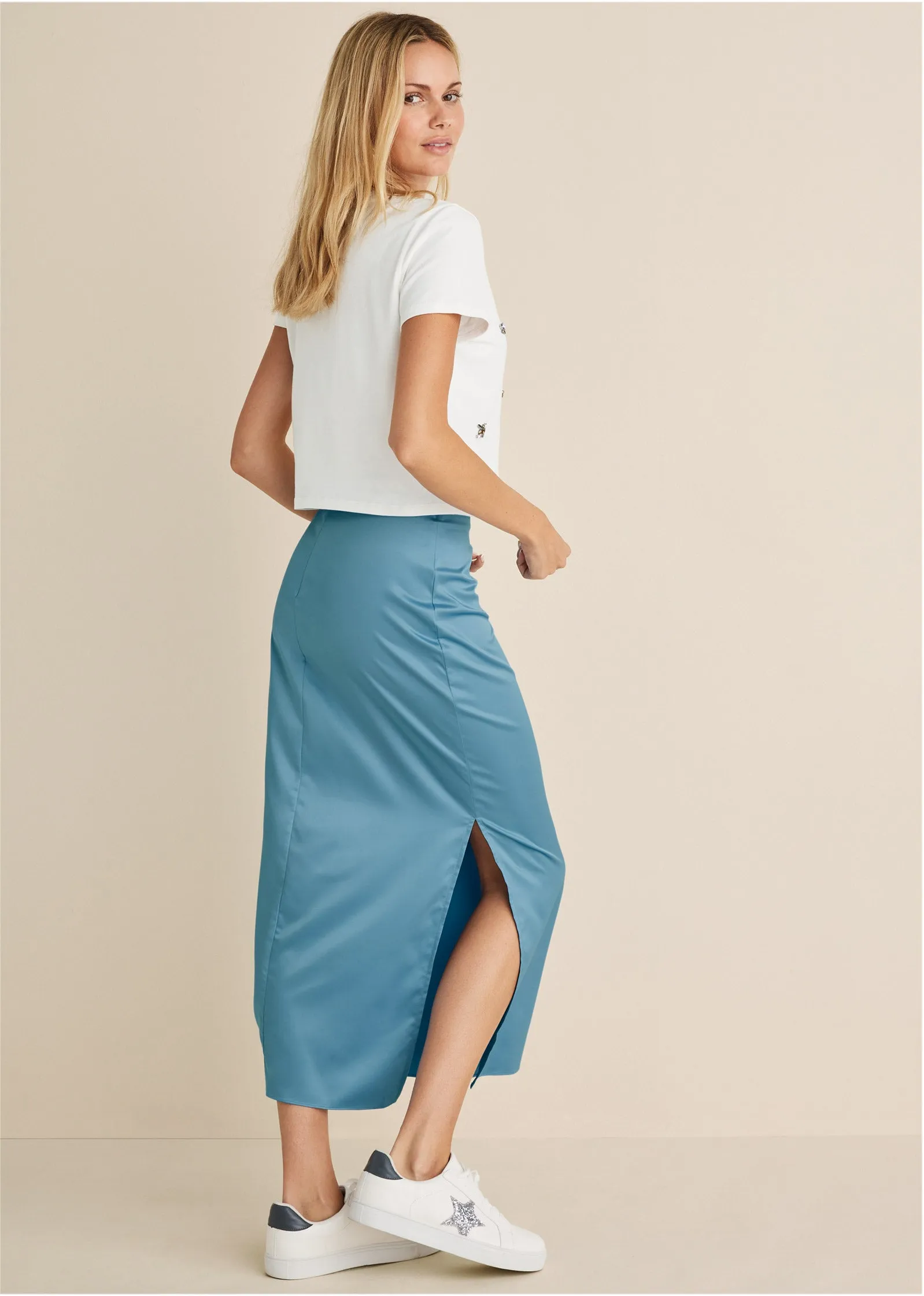 Embellished Tee - Off White sold by VENUS product image thumbnail 2