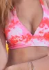 Anguilla Perfect Fit Halter - Coral Blast sold by VENUS