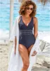 Strappy Back One-Piece - 5 Stripe sold by VENUS