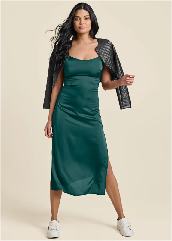Slip Dress - Green sold by VENUS