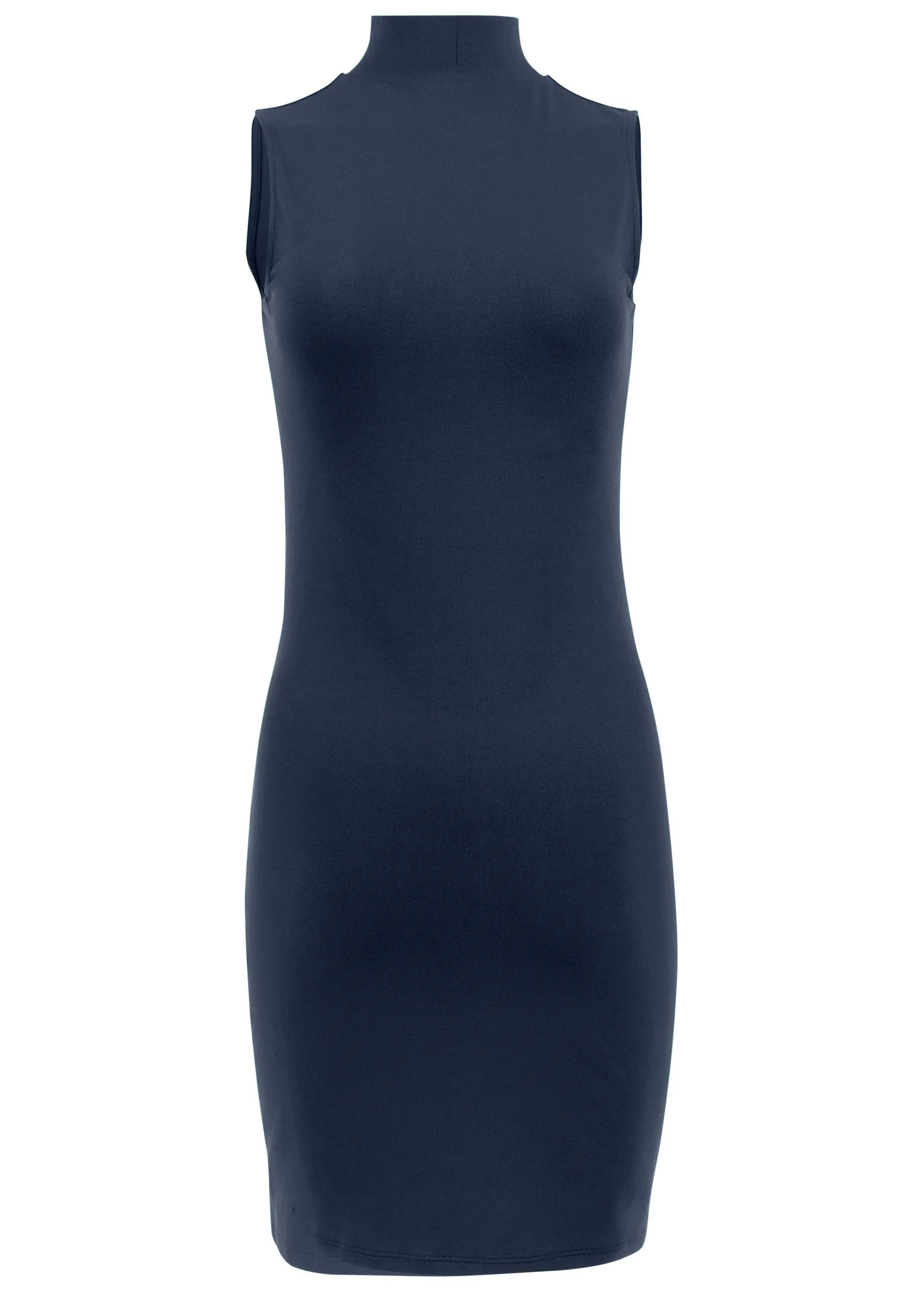 Mock Neck Mini Dress - Navy sold by VENUS product image thumbnail 3