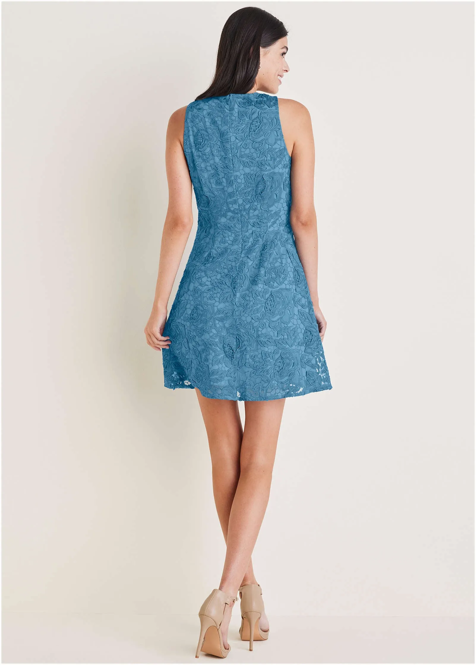 Lace Mini Dress - Niagara sold by VENUS product image thumbnail 2