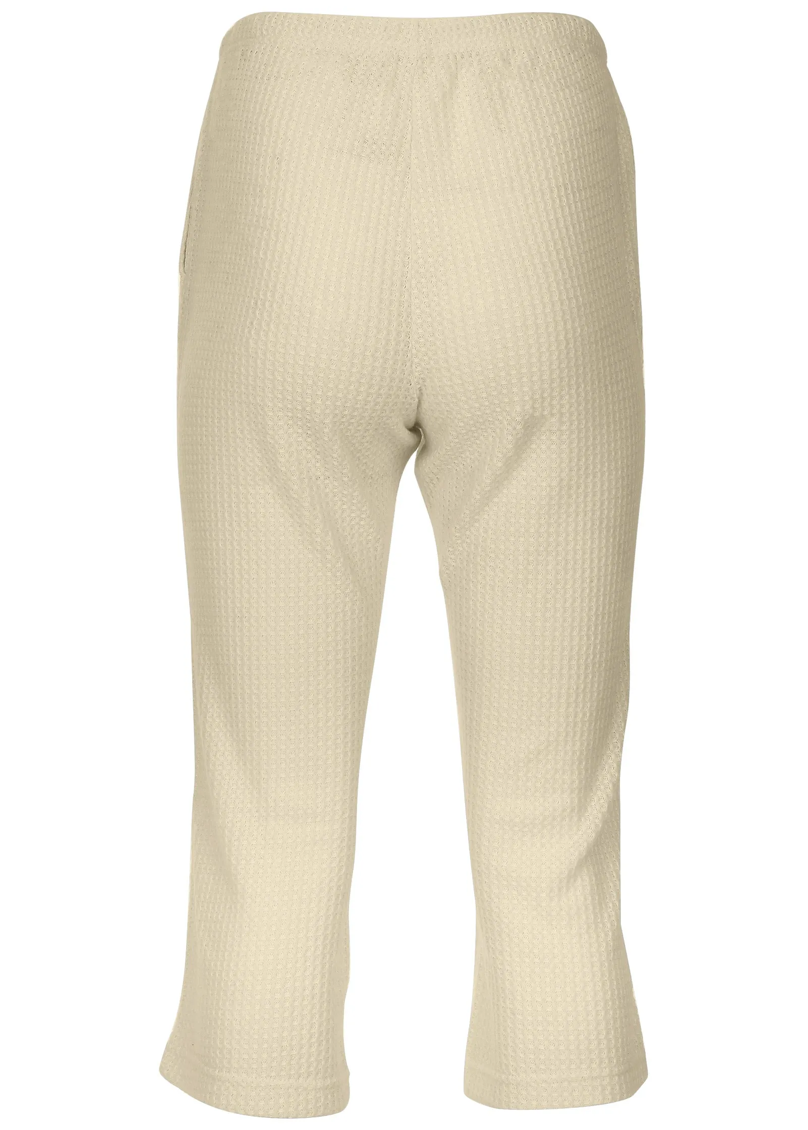 Cozy Waffle Crop Pant - Oatmeal sold by VENUS product image thumbnail 5