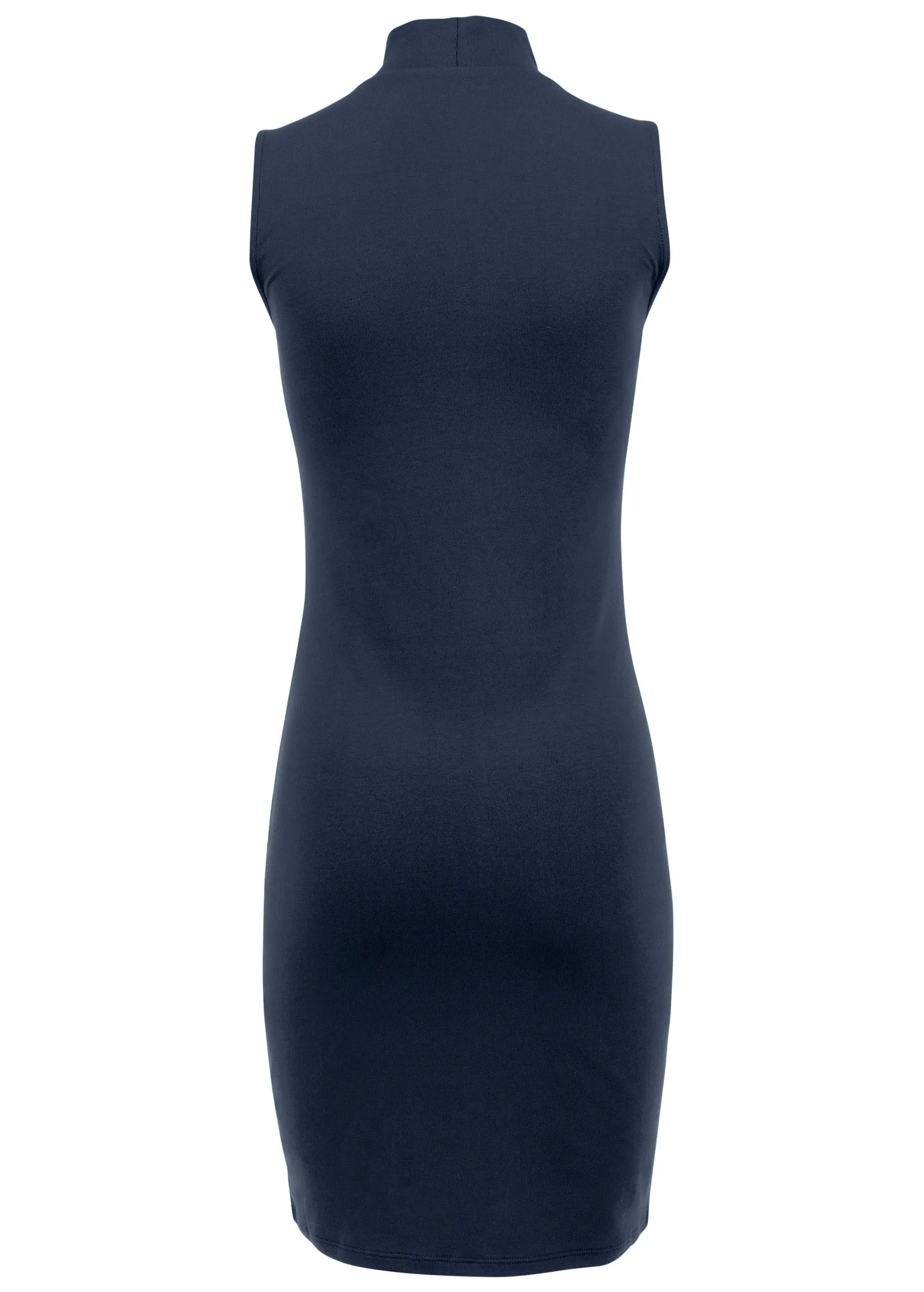 Mock Neck Mini Dress - Navy sold by VENUS product image thumbnail 4