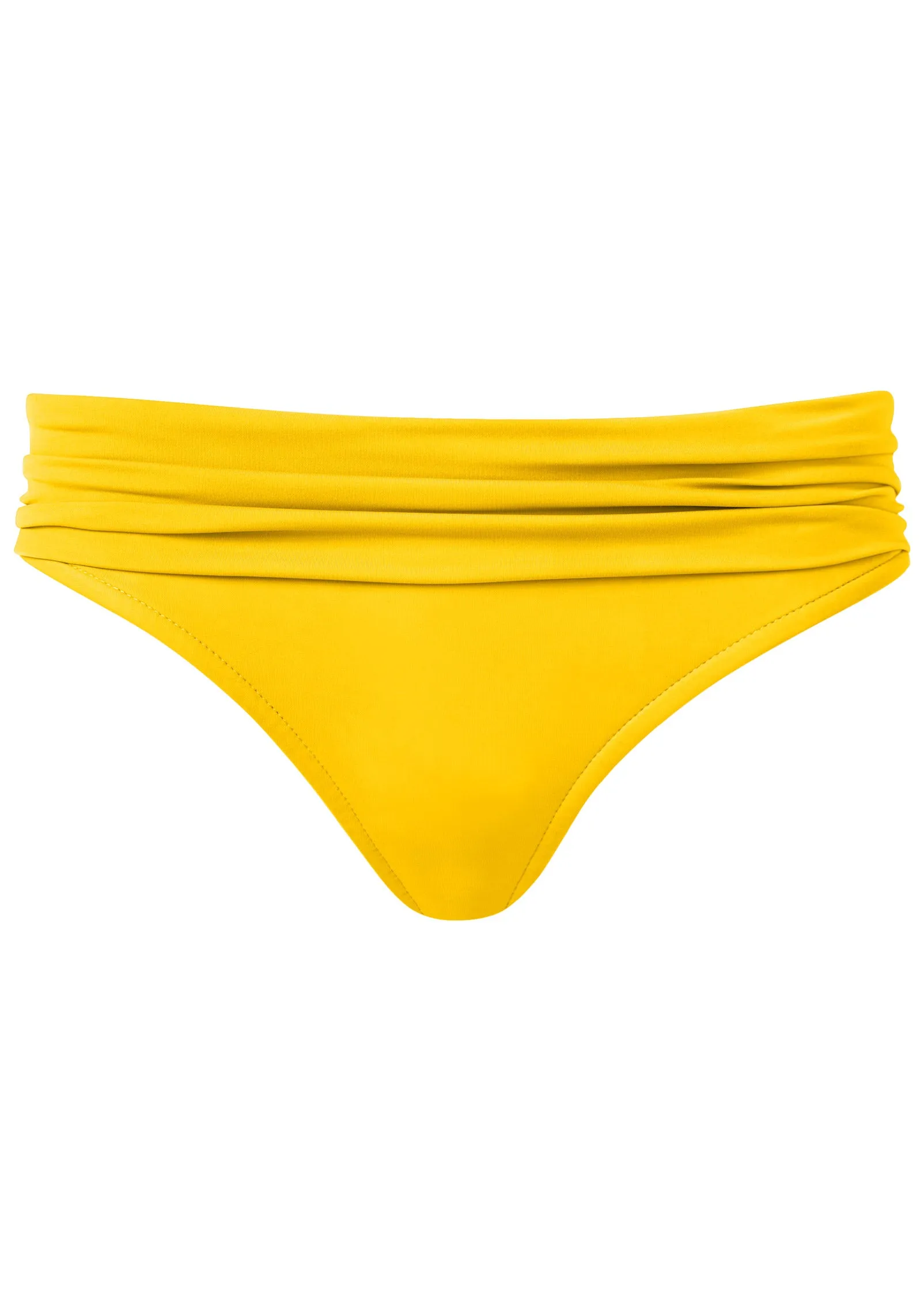 Ruched Waist Bikini Bottom - Limoncello sold by VENUS product image thumbnail 5