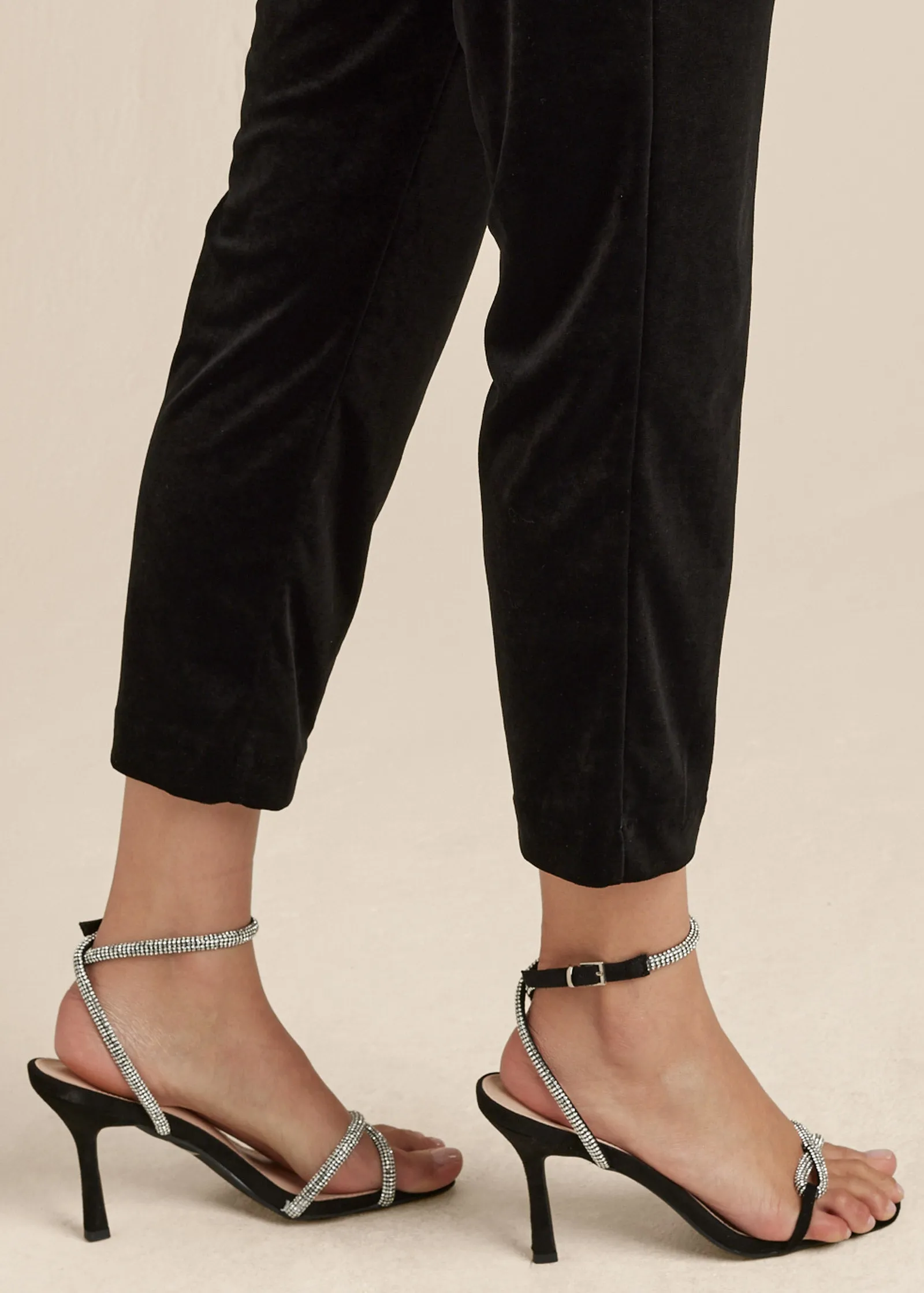 Velveteen Pull On Pants - Black sold by VENUS product image thumbnail 5