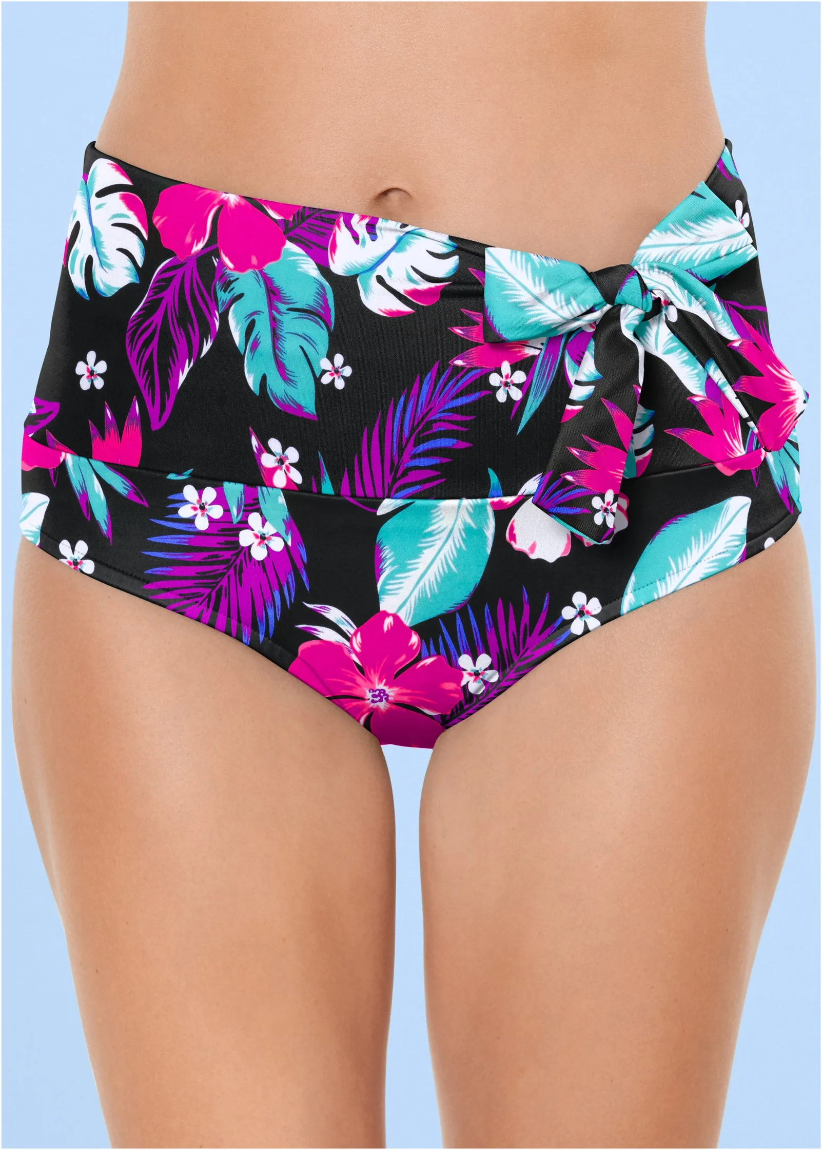 Leila High-Waist Bottom - Neon Tropical sold by VENUS product image thumbnail 3