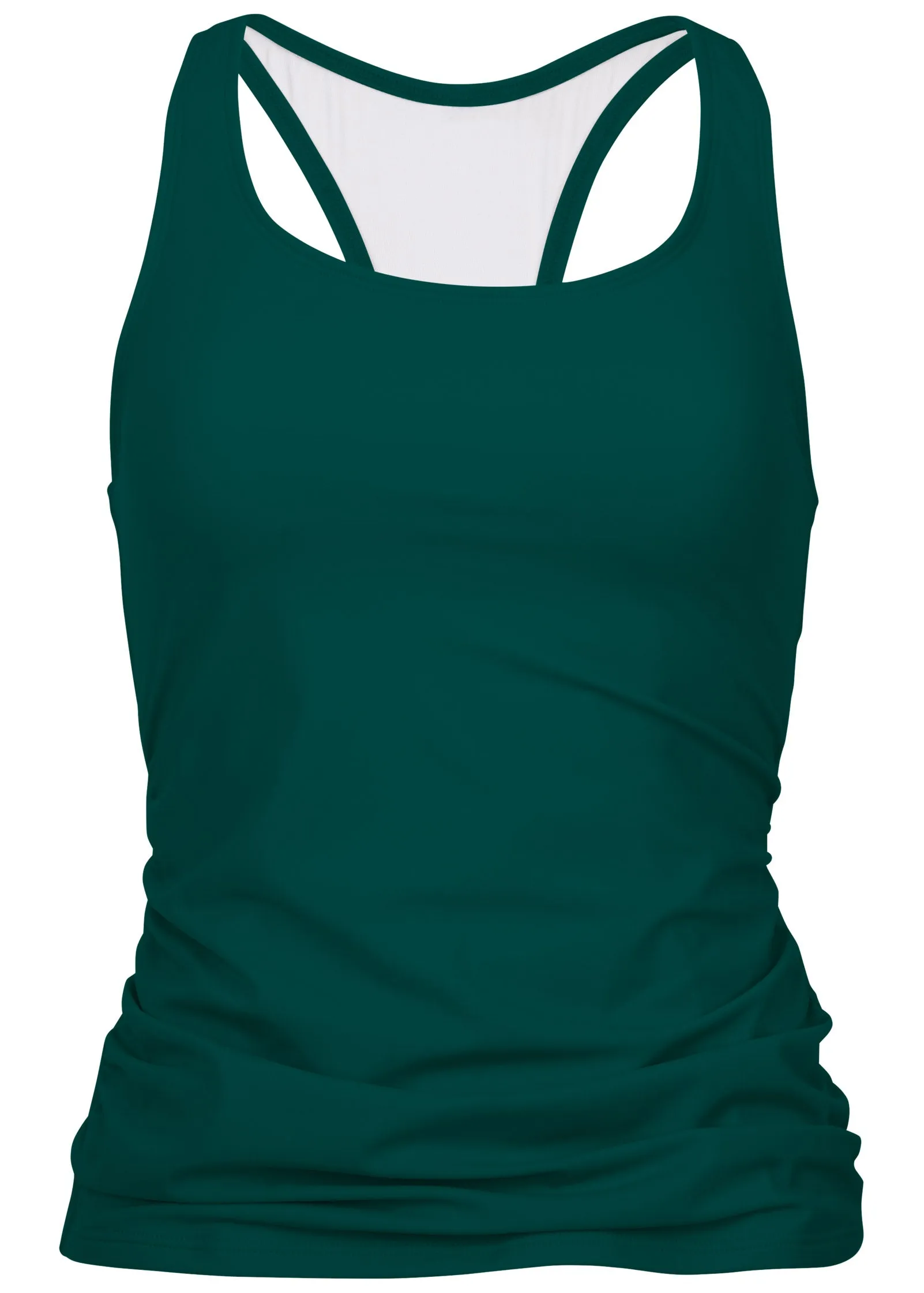 Racer Back Tankini Top - Green Glory sold by VENUS product image thumbnail 3