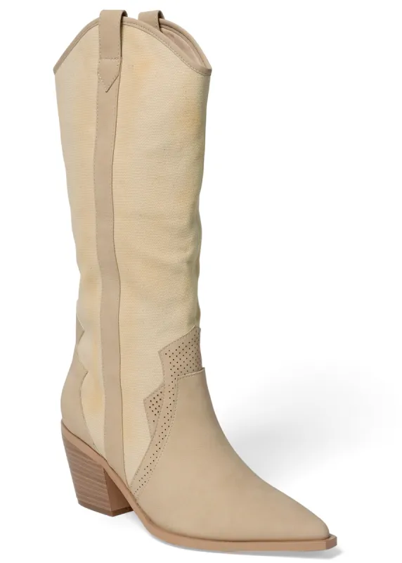 Western Boots - Nude sold by VENUS