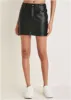 Faux Leather Mini Skirt - Black sold by VENUS